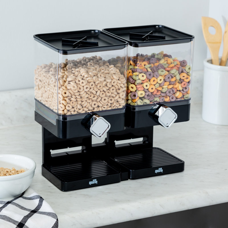 Zevro Double Compact Edition Cereal Dispenser & Reviews Wayfair